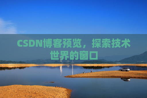 CSDN博客预览，探索技术世界的窗口